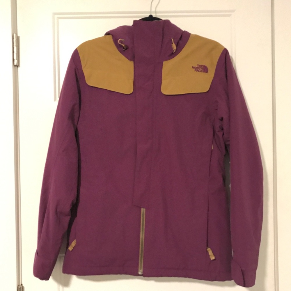 The North Face Purple and Mustard Women's Jacket
